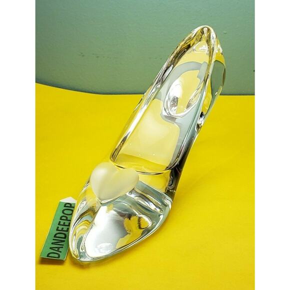 Disney Cinderella Glass Slipper Shoe Bleikristall Germany Lead Crystal - Picture 2 of 12
